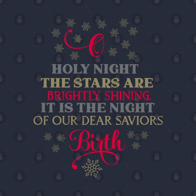 O holy night the stars by holidaystore