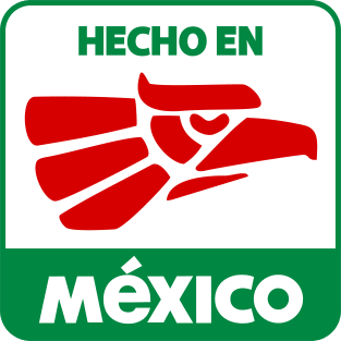 Hecho en Mexico - green white red - clean design Magnet