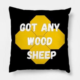 Got Any Wood Sheep Pillow