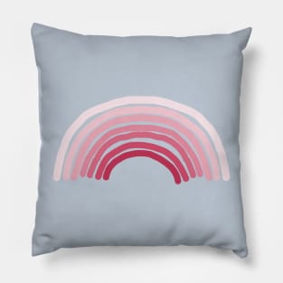 Viva Magenta Rainbow Pantone Color of the Year 2023 Pillow