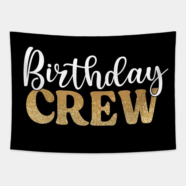 Birthday Crew Tapestry by Annabelhut