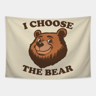 I Choose The Bear Tapestry