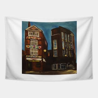 Iconic Pub Central Hull, England Tapestry