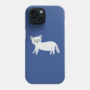 Little Cat, Teal Phone Case