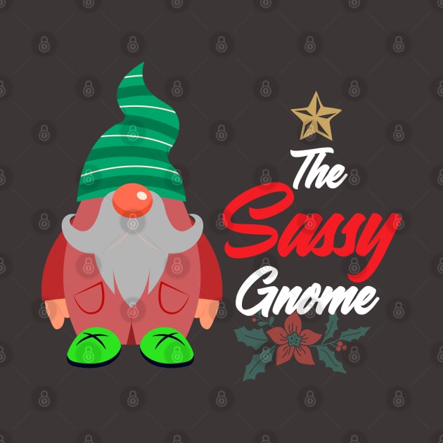 The Sassy Gnome Matching Family Christmas shirt by boufart