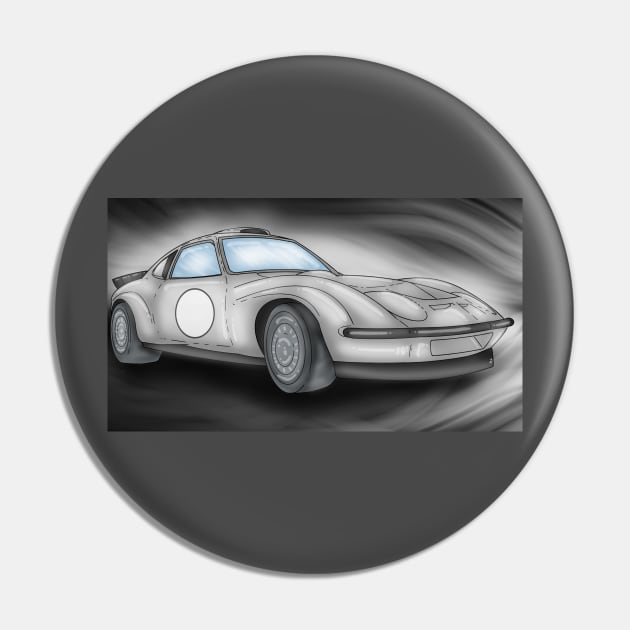 Opel GT Racecar Design Pin by Dead1Customs