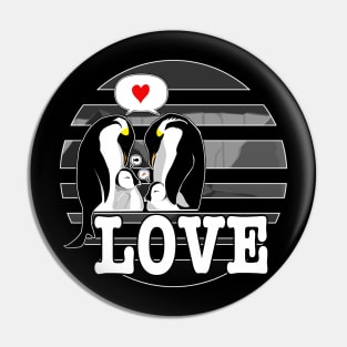 Penguin family love Pin