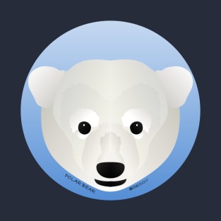 Baby Polar Bear Face T-Shirt