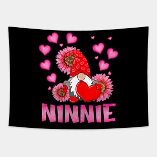 Cute Gnome With Sunflower  Mothers Day Tapestry