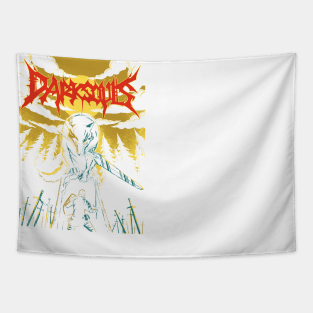 Unofficial Dark Souls Metal Band Tee Tapestry