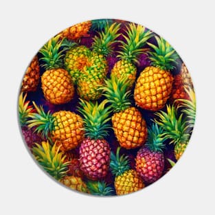 Pineapple In Pride Rainbow Pin