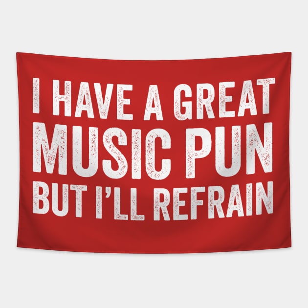 I Have A Great Music Pun But I'll Refrain Tapestry by TwistedCharm