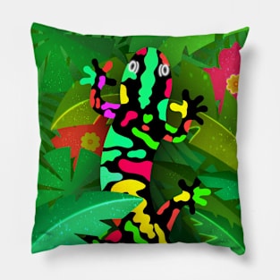 Jungle Salamander Pillow