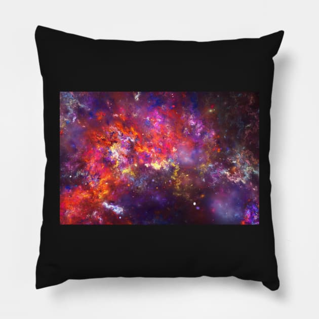 Wild cosmos 5 Pillow by krinichnaya