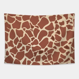 Giraffe Skin Pattern Tapestry