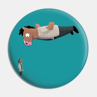 Bojack baloon Pin