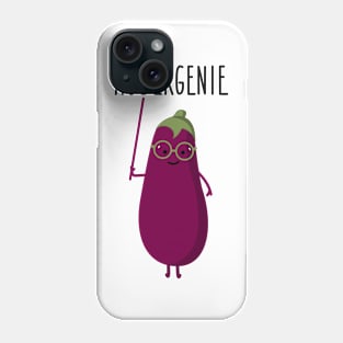 Funny genius eggplant Phone Case