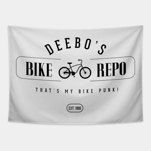 Deebo's Bike Repo - Est. 1995 Tapestry by BodinStreet