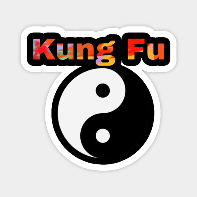 Kung fu style Magnet by Superboydesign