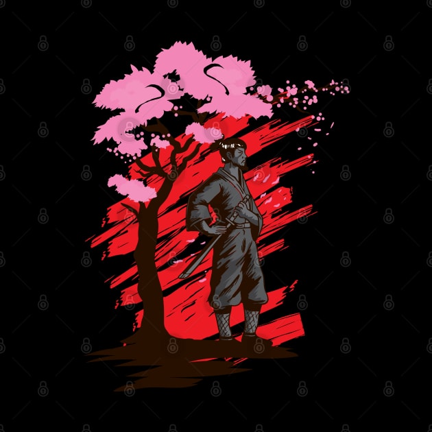 Samurai Sakura by Design Seventytwo