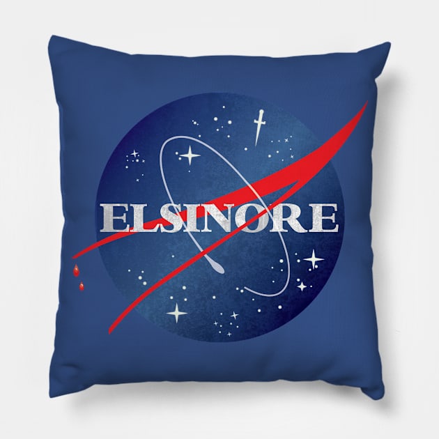 Nasa Parody Elsinore Pillow by BardLife