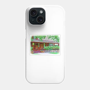 Governors Mansion Arizona Sketched Phone Case