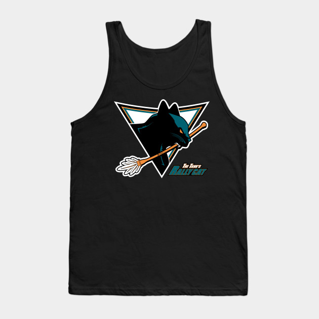 san jose sharks black cat shirt