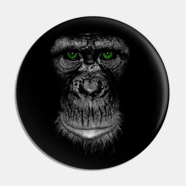 Monkey Face Pin by santelmoclothing