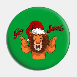 LIKE GO Santa Lion Pin