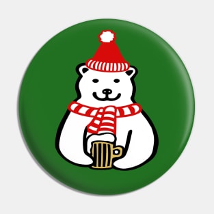 Polar Bear Beer Prehunt Pin