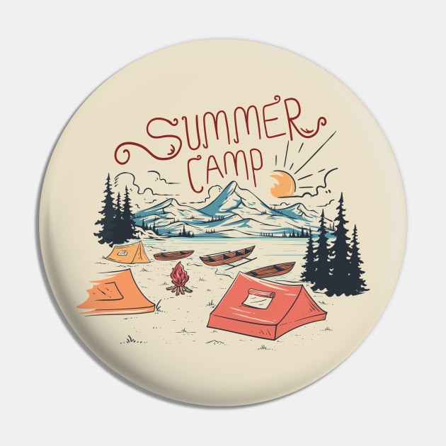 Summer camp Pin by dewantyovani