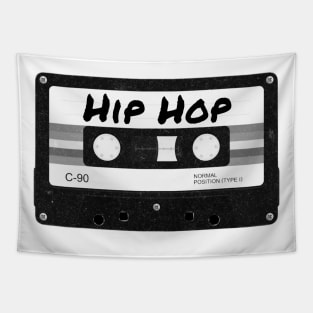 Retro 80s Music Hip Hop Mixtape Cassette Tape Tapestry