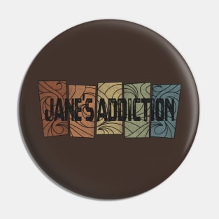 Jane's Addiction - Retro Pattern Pin