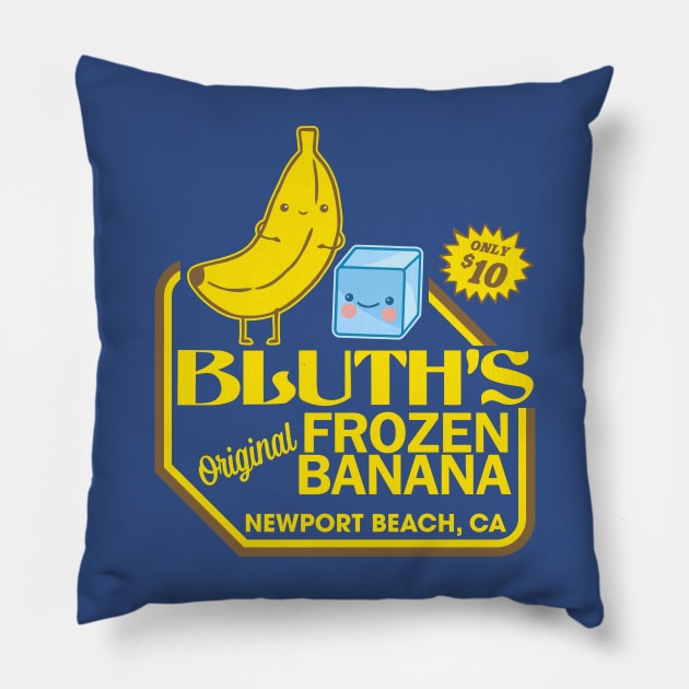 Bluth's Banana Stand Pillow by darklordpug