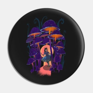 Alice in mushroom wonderland Pin