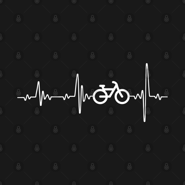 Discover Bicycle Heartbeat, Bicycle Gift, Bike Gift, Bike , Bicycle , Cycologist, Bicycle , Bike , Cycling gift, cycling , biking - Bicycle - T-Shirt