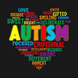 Autism Awareness Shirts 2019 Autism Heart Autism Shirts T-Shirt