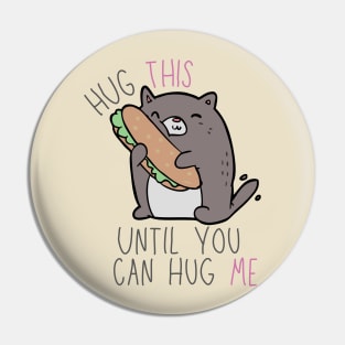 Cute Hug This Until You Can Hug Me Pin