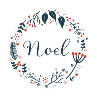 Noel Holiday Wreath T-Shirt