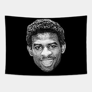 Deion Sanders Headshot Tapestry