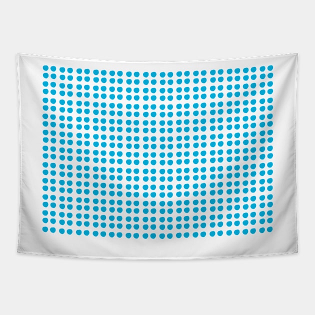 Blue dots Tapestry by ampp