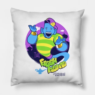 The Fresh Genie of Agrabah Pillow