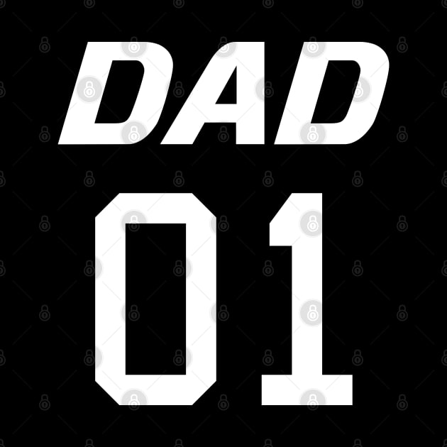 Daddy Number one / 01 DAD by MultiiDesign