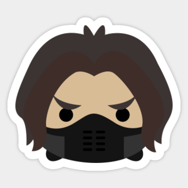 Bucky Tsum Tsum Winter Soldier Sticker Teepublic