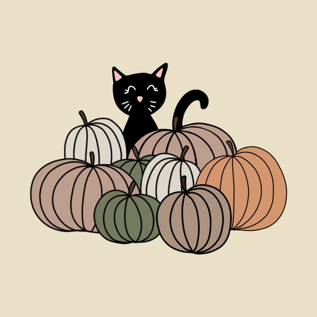 Pumpkin Cat by Maddie Doodle