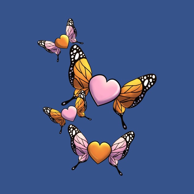 Butterfly Hearts by Elora0321