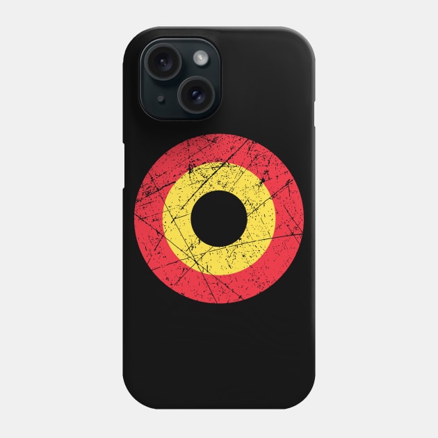 Belgium Roundel Vintage Phone Case by Mandra