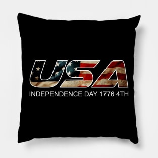 independence day 4th july united states Pillow