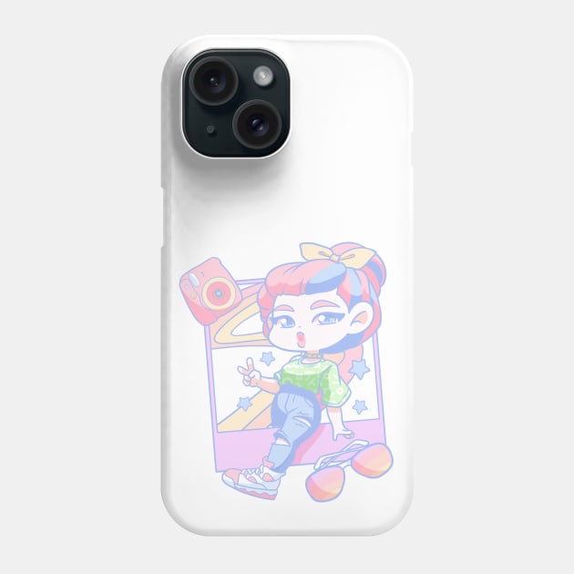 Aesthetic RetroGirl Phone Case by Carla S.D.