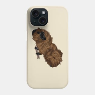 Nice Artwork showing a californian-colored Abyssinian Guinea Pig III Phone Case